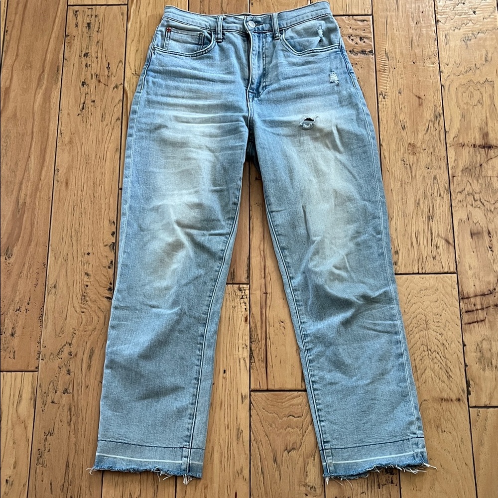 Hudson Jeans Light Blue Straight Leg Denim